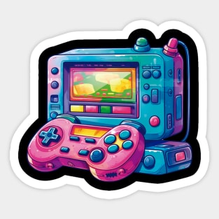 Retro Gaming Console 90's 80's Sticker